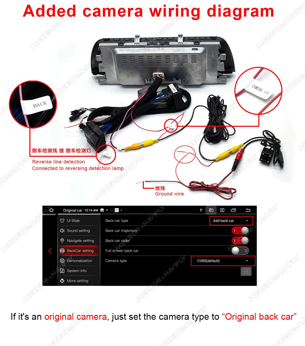 NaviFly Android 14 Auto Car GPS Navigation Stereo Radio For Mercedes-Benz C-Class W205 GLC X253 V-Class W446 Wireless CarPlay 4G