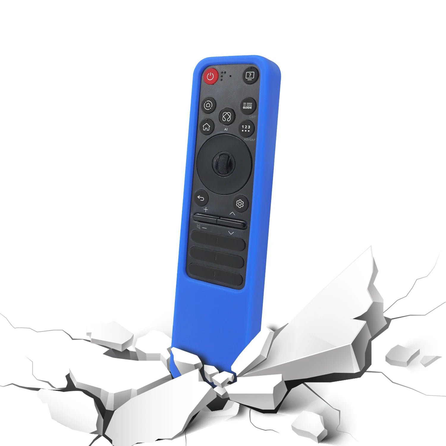 Shockproof remote control silicone protective case compatible with MR25GA AKB76046603 AKB76046605 AKB76046607 spare parts